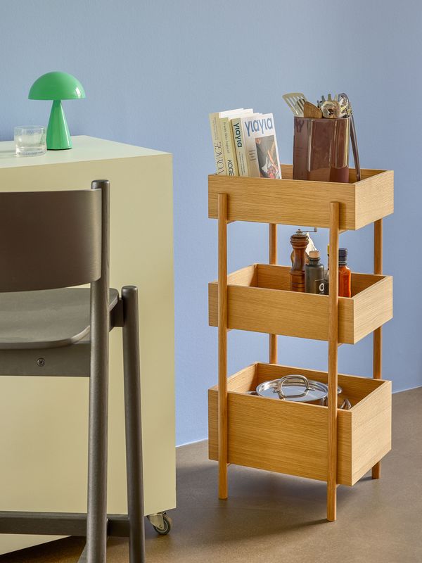 Hübsch Stack Konsolbord Natur 43x35xh90cm