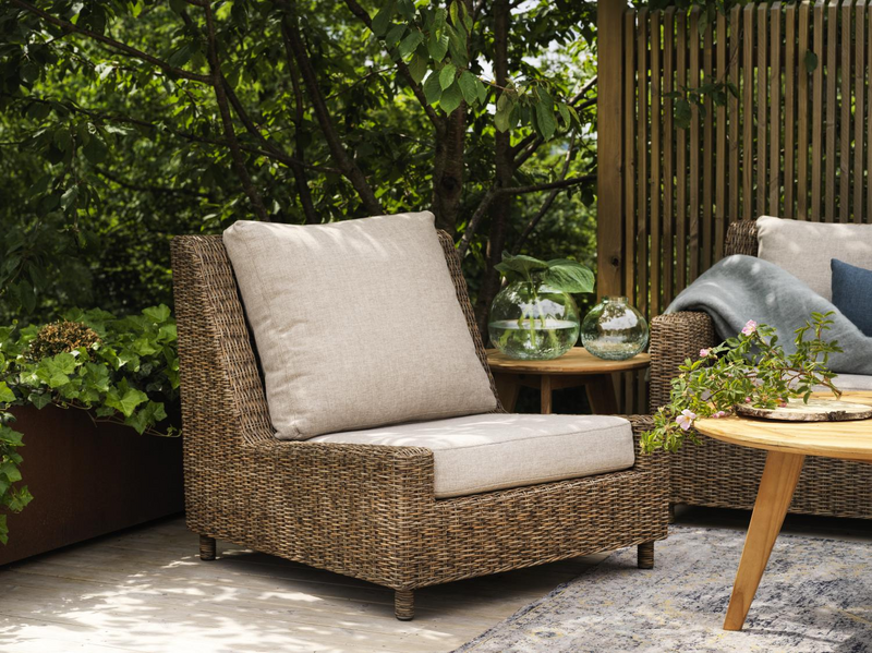 Brafab Sandkorn Loungefåtölj Natur Konstrotting