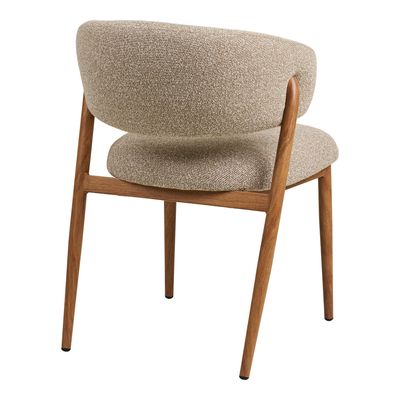 House Nordic Cavi Matstol Sand/Naturell 2-pack