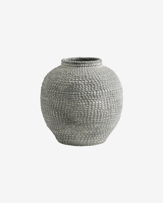 Nordal RUPA kruka, cement - grå