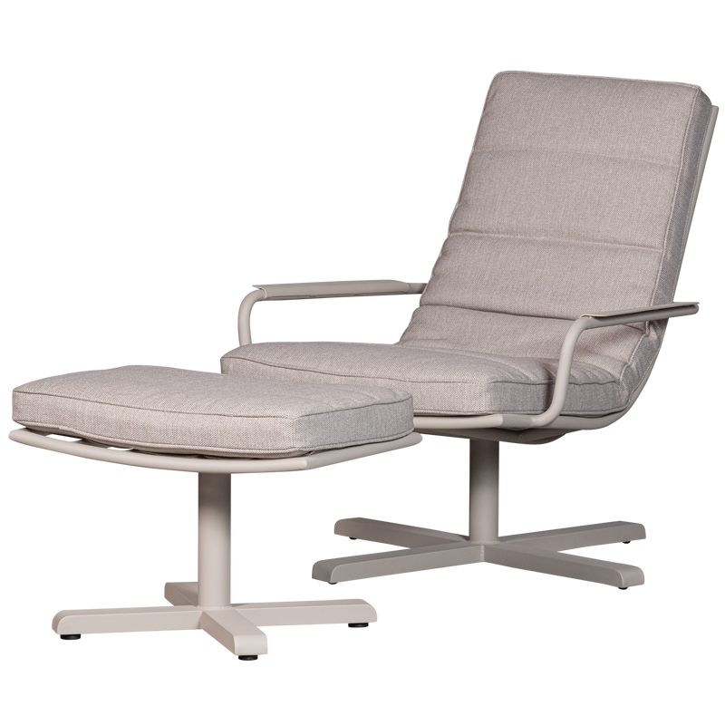 WOOOD Coosa Trädgårdsfåtölj i Aluminium Sand