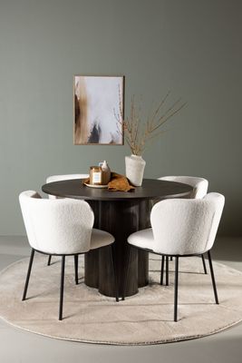 Venture Home Matgrupp Olivia med Edina-stolar