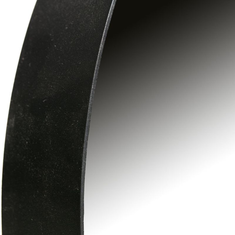 WOOOD Doutzen Rund Spegel Ø80 cm Svart Metall