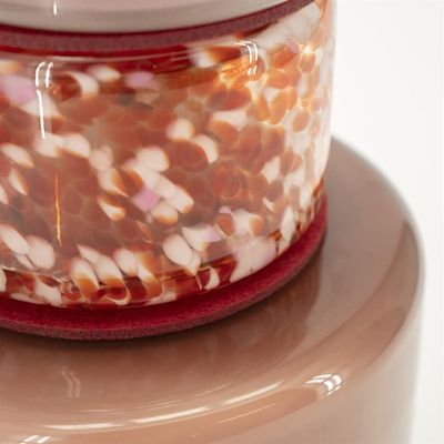 By Boo Golas - burgundy Röd Glasvas