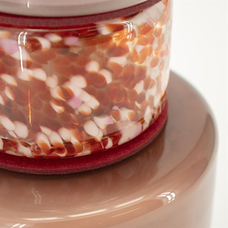 By Boo Golas - burgundy Röd Glasvas