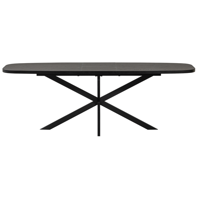 WOOOD Arros Utdragbart Matbord 180-220x90 cm i Svart MDF