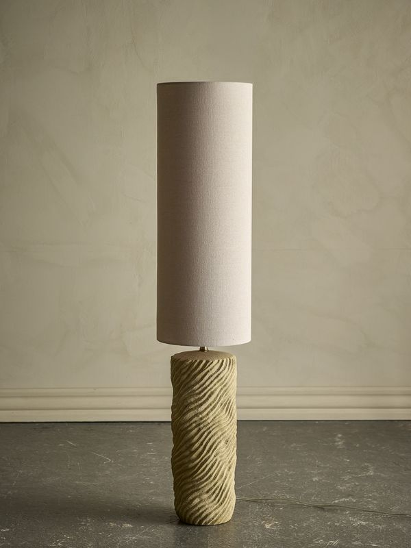 Bloomingville Payah Golvlampa, Natur, Stengods, Ø24xH110 cm