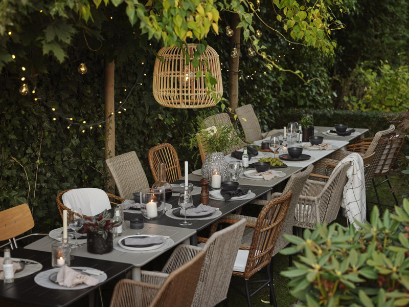 Brafab Nimes Matbord 78x78 cm Khaki