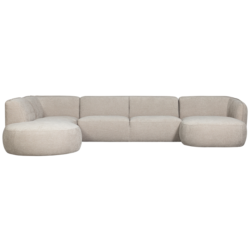 WOOOD Polly U-formad Soffa Vänster Sand