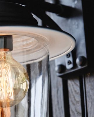 Nordal Utomhus Vägglampa - Svart Yta