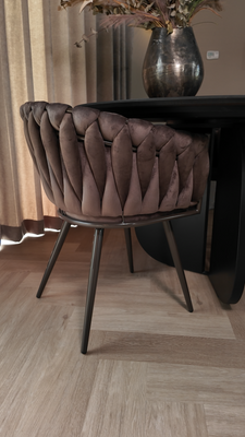 Homerebels Matstol taupe