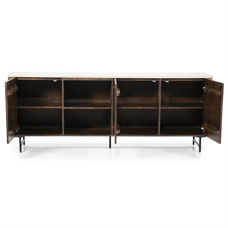 Eleonora Sideboard Lio - 3 Dörrar, Brun