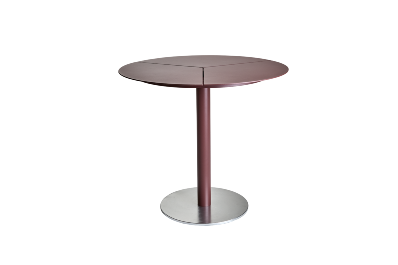 Brafab Peace Bistro Cafebord 80 cm Zin Red