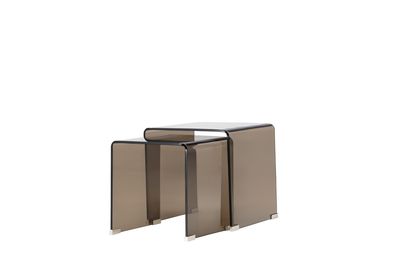 Venture Home Telemark Sidobord Table 1: 42 x 42cm, Table 2: 36 x 36cm Brun