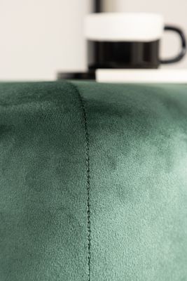 Venture Home Peg Puff i Grön Sammet