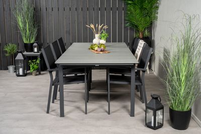 Venture Home Levels, Copacabana Matgrupp Svart Mörkgrå