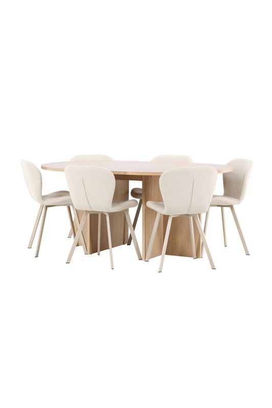 Venture Home Matbord Strada med Lilja Stol