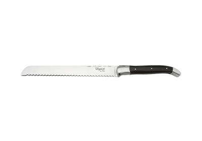 Laguiole By Hâws brödkniv 24,4 cm, handtag i svart trä