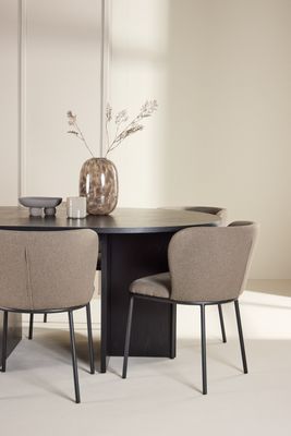 Venture Home Matbord Strada med Edina Stol