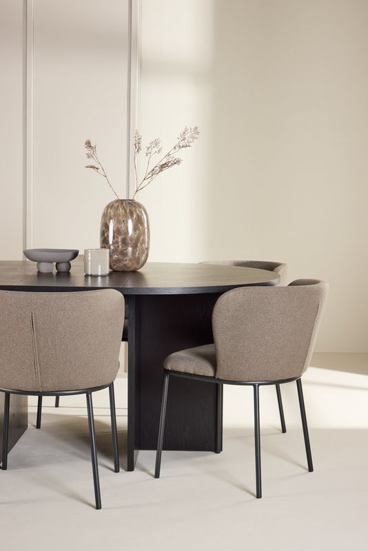 Venture Home Matbord Strada med Edina Stol