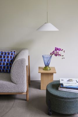 Hübsch Solid Taklampa Vit/Sand