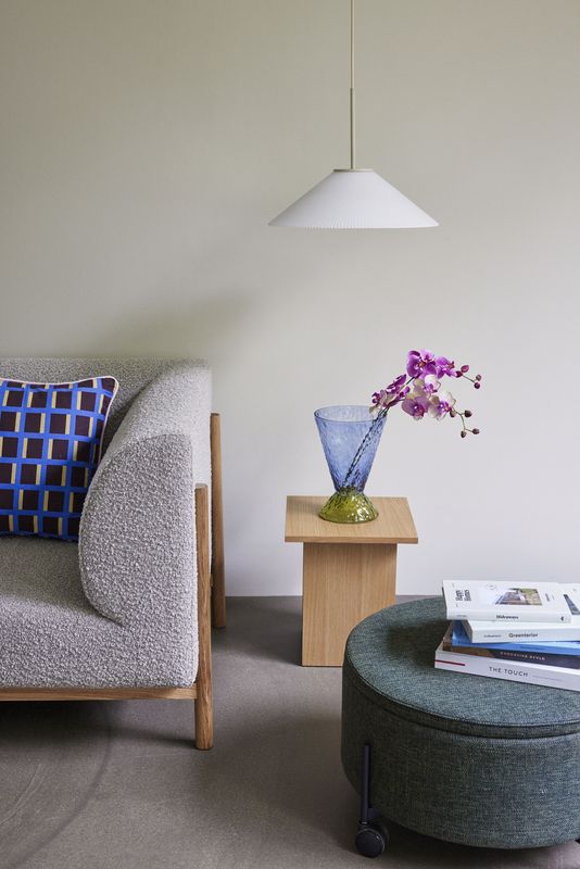 Hübsch Solid Taklampa Vit/Sand