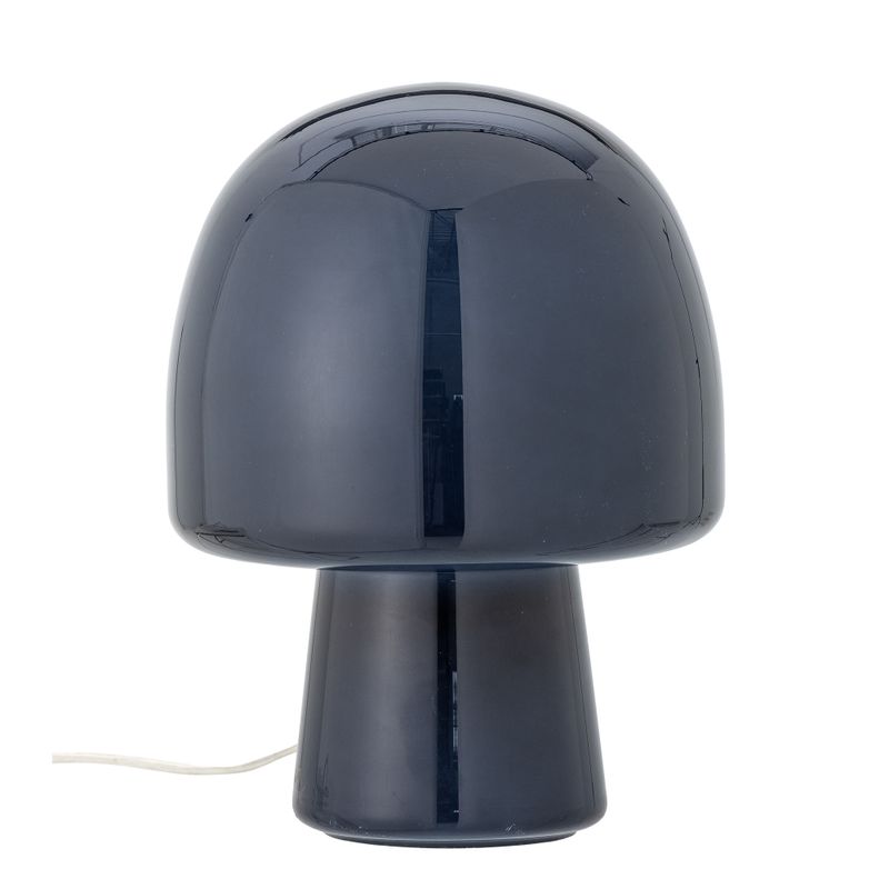 Bloomingville Paddy Bordslampa, Blå, Glas, Ø20xH26,5 cm