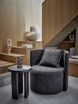 Bloomingville Morris Fåtölj, Grå, FSC®100% Plywood, L82,5xH75xW77,5 cm