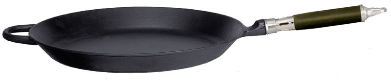 Ronneby Bruk, Maestro Stekpanna Gjutjärn 36 cm Silikonklätt Rostfritt Handtag