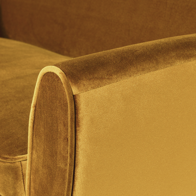 WOOOD Rocco Soffa 187 cm i Ockragul Sammet