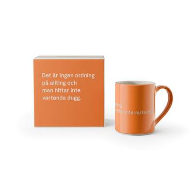 Design House Stockholm Astrid Lindgren mugg orange Nr. 16
