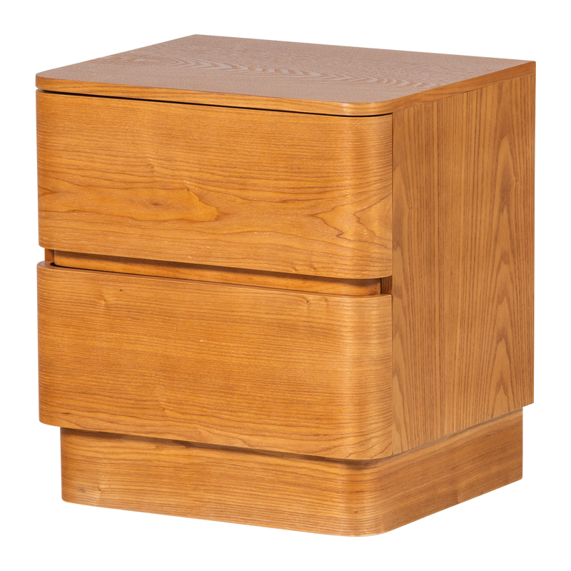 WOOOD Fejo Byrå/Nattduksbord 2 Lådor MDF Brun