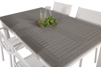 Venture Home Matgrupp Albany med stolarna Santorini