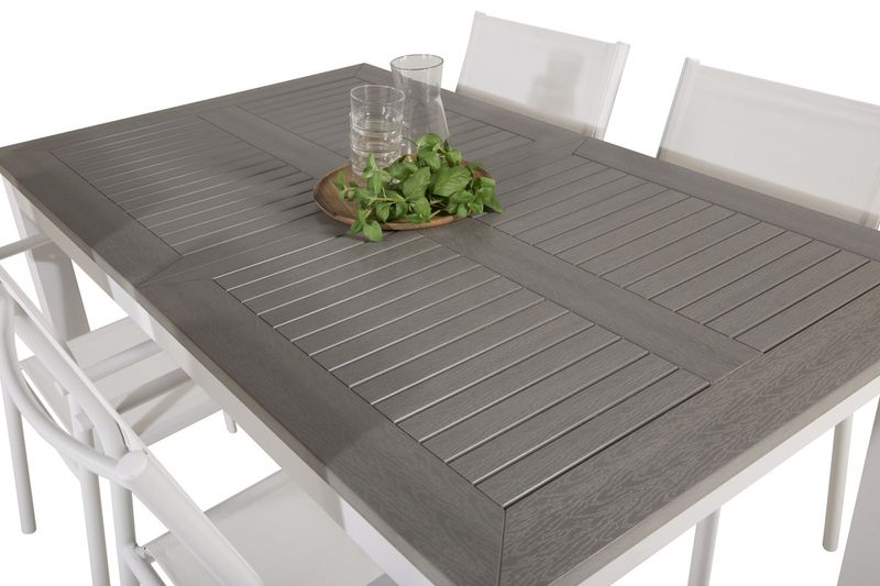 Venture Home Matgrupp Albany med stolarna Santorini