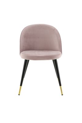 Venture Home Velvet Matstol 2-pack - Gammelrosa