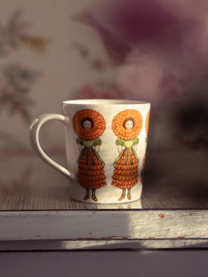 Design House Stockholm Elsa Beskow Mugg Mrs Marigold 40 cl med öra