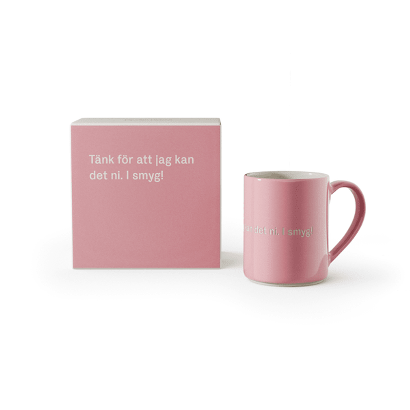 Design House Stockholm Astrid Lindgren mugg ljusrosa 18