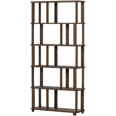 WOOOD RISS Bokhylla i Ek Natur 186x90 cm