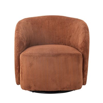 Bloomingville Pradi Fåtölj, Orange, Polyester, L76xH73xW77 cm