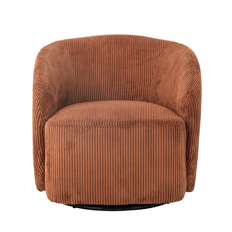 Bloomingville Pradi Fåtölj, Orange, Polyester, L76xH73xW77 cm