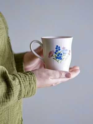Bloomingville Dorothy Mugg, Rose, Stengods - 6-pack