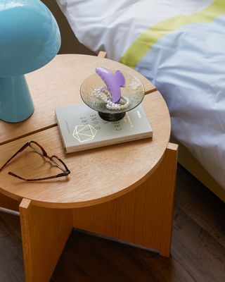 Hübsch Mush Bordslampa Mini Ljusblå