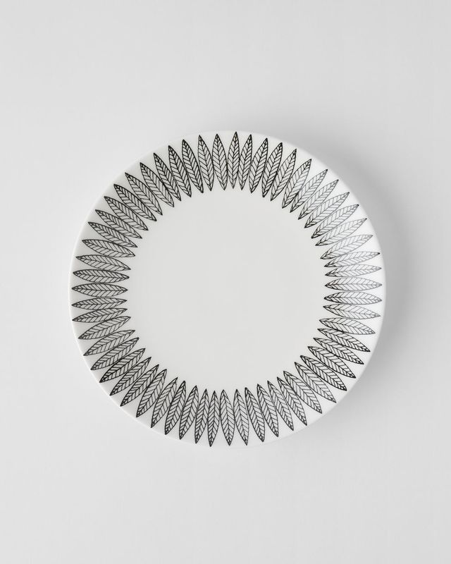 Gustavsberg SALIX SVART, Tallrik 18 cm
