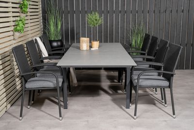 Venture Home Levels, Anna Matgrupp Svart Grå