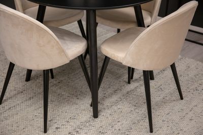 Venture Home Matgrupp Plaza med stolar Velvet