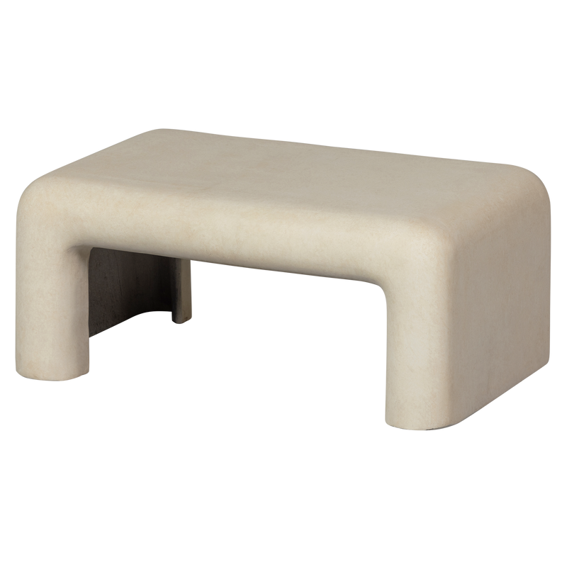 WOOOD Stani Soffbord i Fiberlera - Naturliga, Set om 2