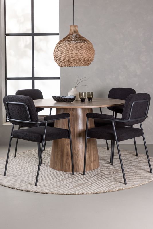 Venture Home Matgrupp Lanzo med stolarna Yesterday