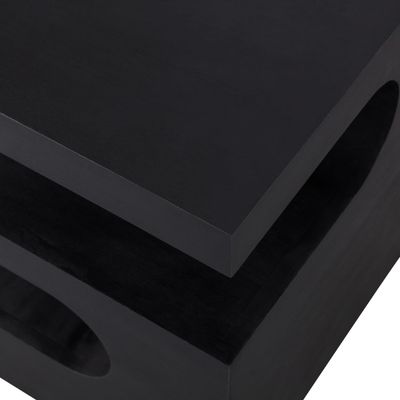 WOOOD TOMA Sidobord i Svart Mangoträ