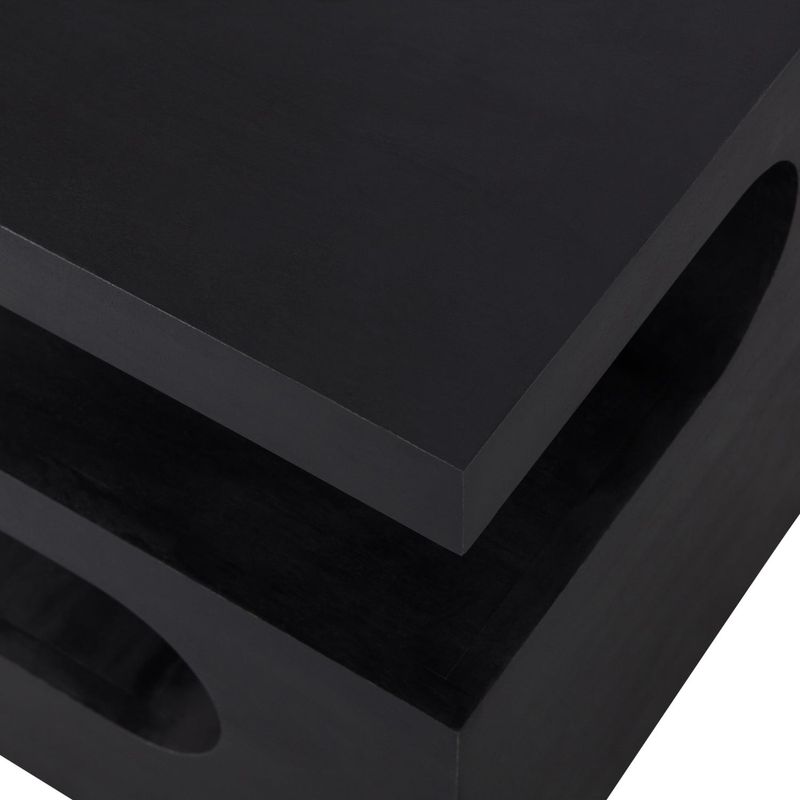 WOOOD TOMA Sidobord i Svart Mangoträ