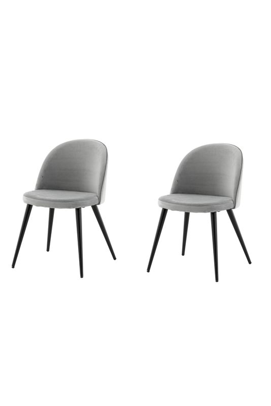 Venture Home Velvet Matstol 2-pack